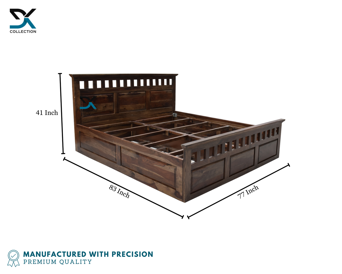 Simon Solid Sheesham KIng Size Bed