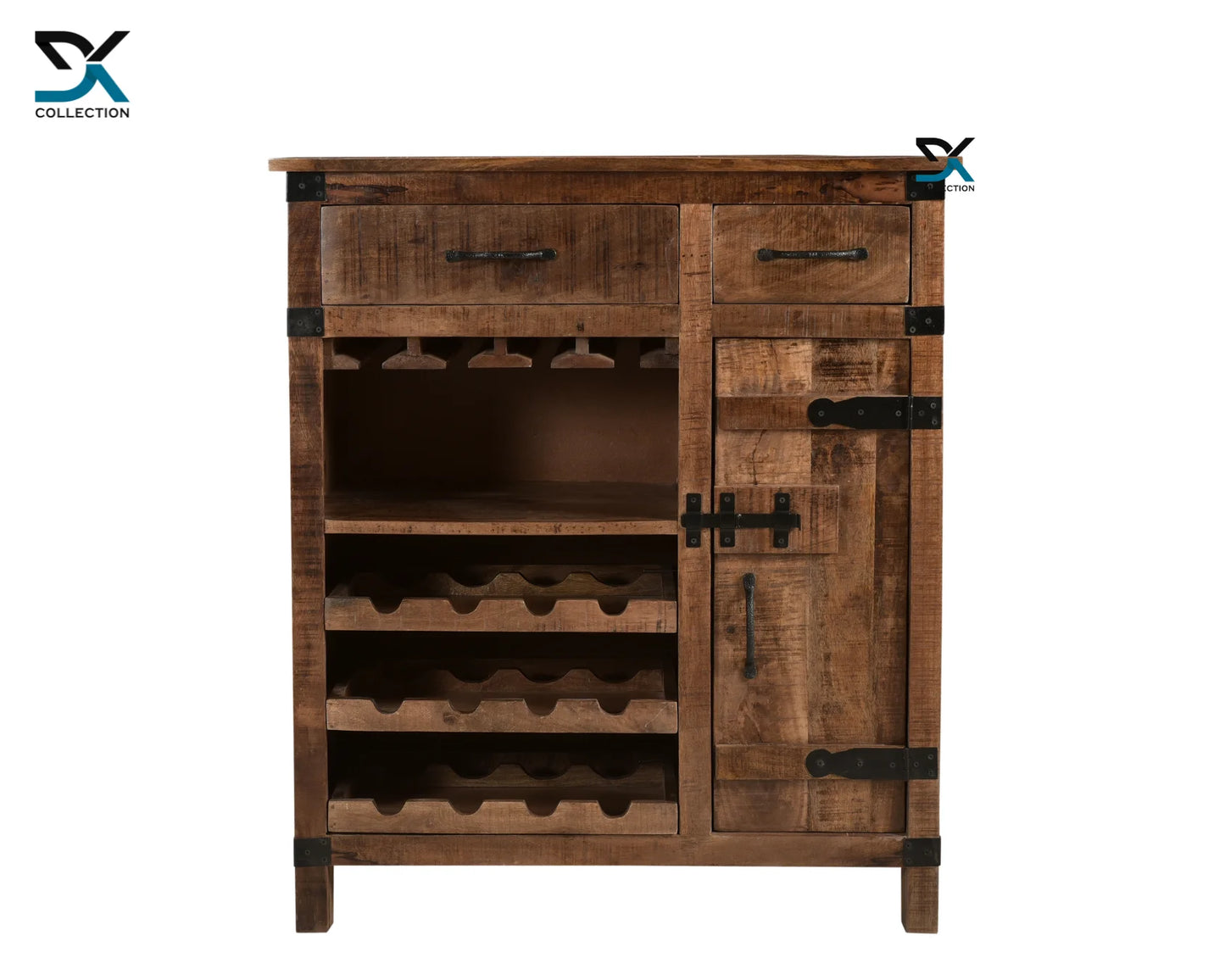 Winom 2-Drawer 1-Door Bar Cabinet | Storage Cabinet for Bar