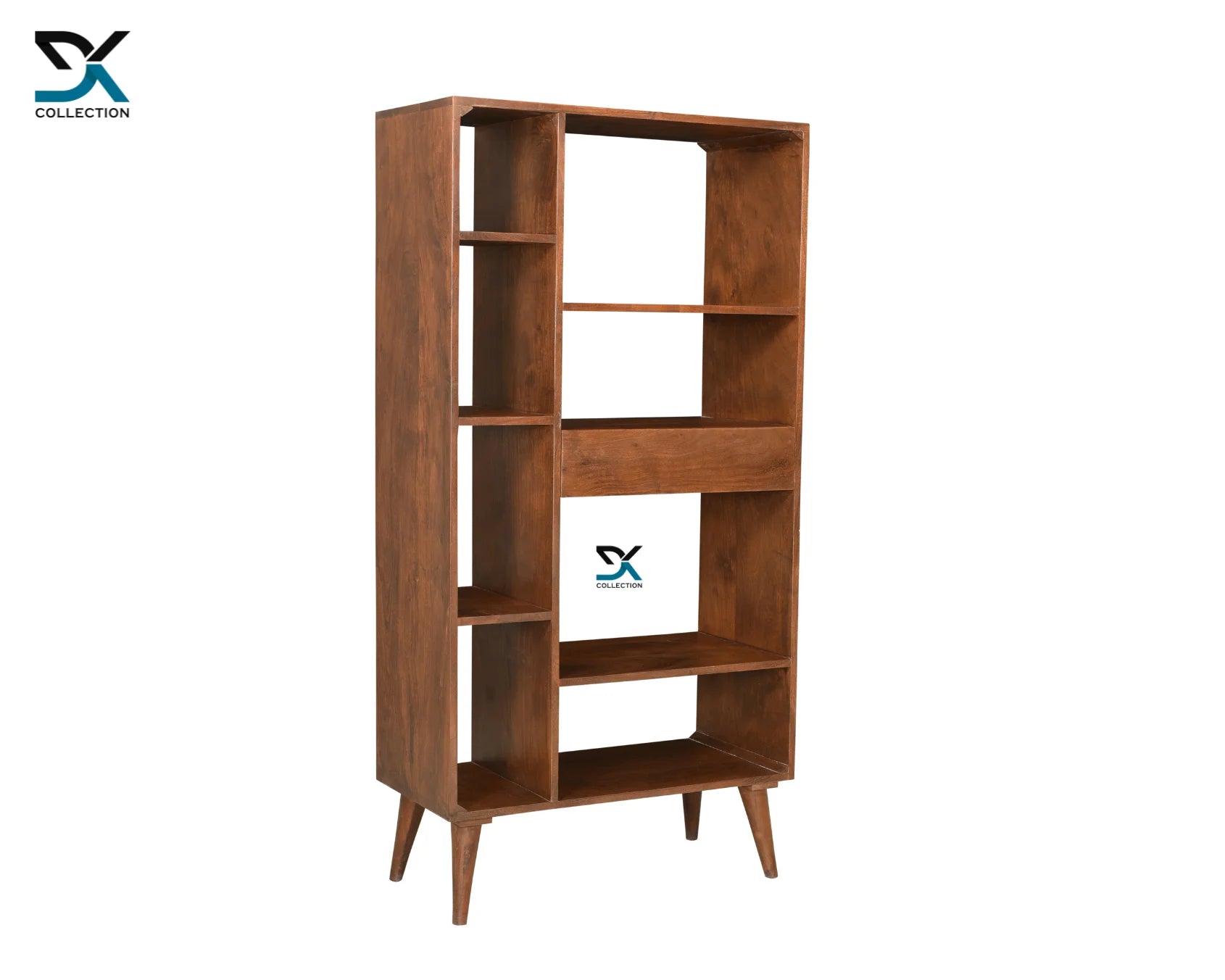 Solid acacia store wood bookcase