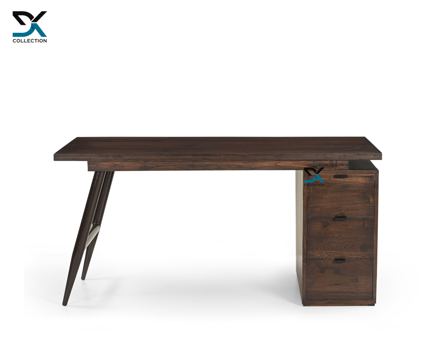 Scottsdale Teak Wood Study Table With Storage | Computer Table | Desk
