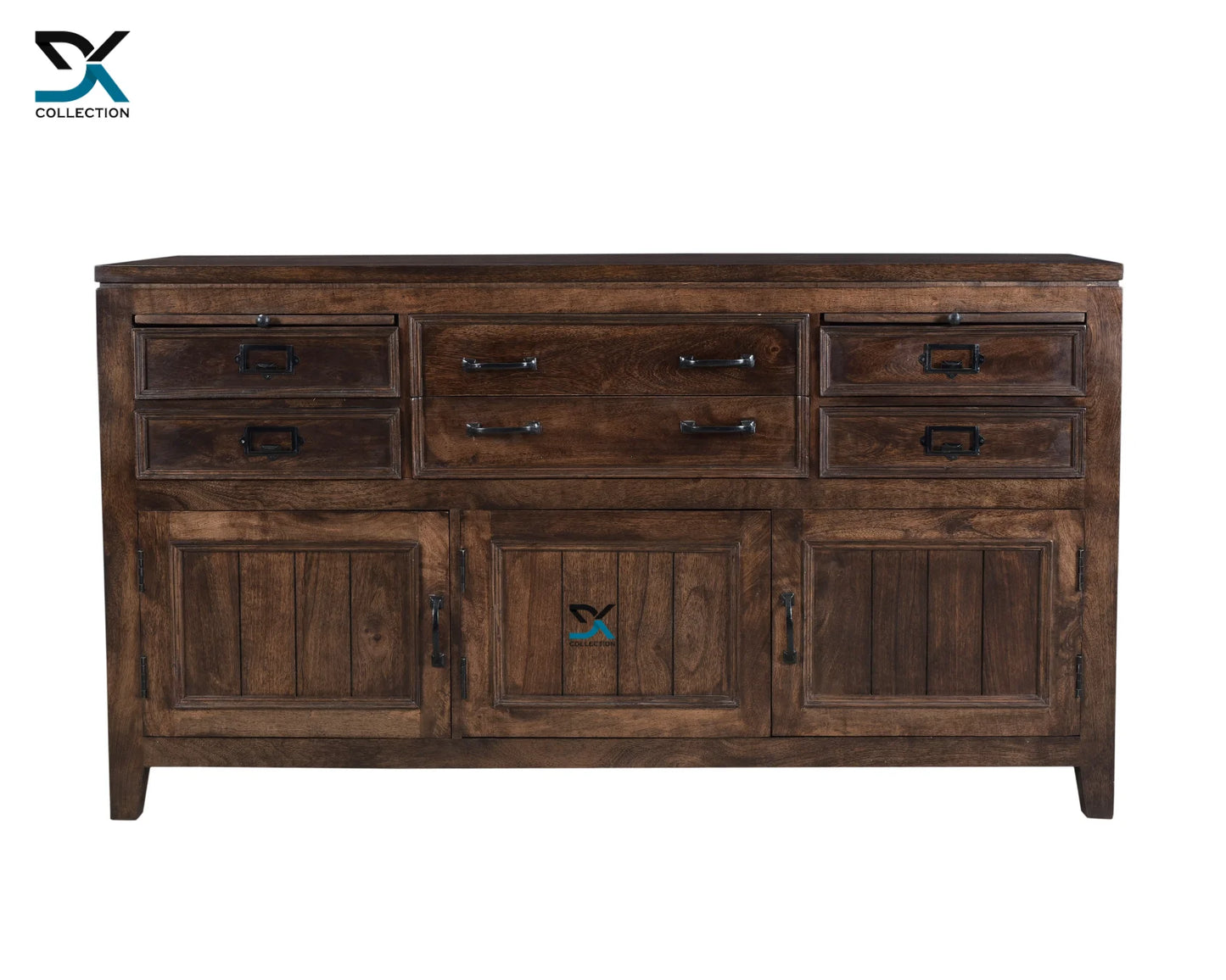 European Solid Mango Wood Sideboard