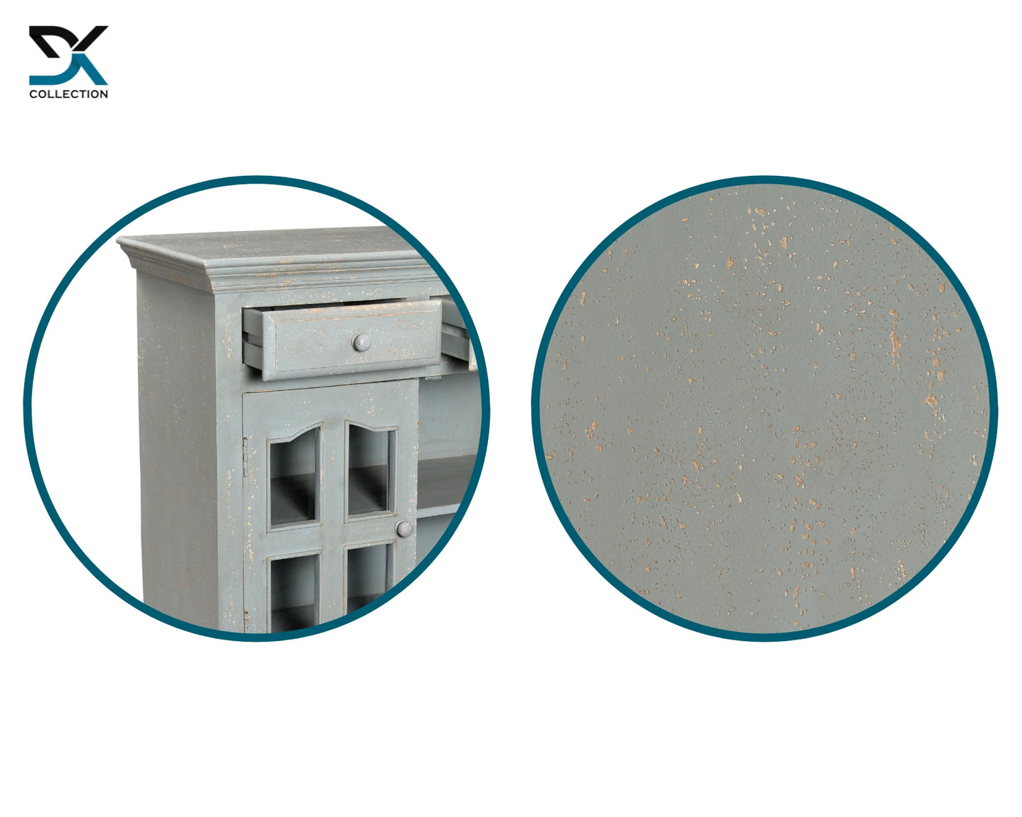Arlington Solid Wood Cabinet | Two Door Two Drawer Storage Cabinet