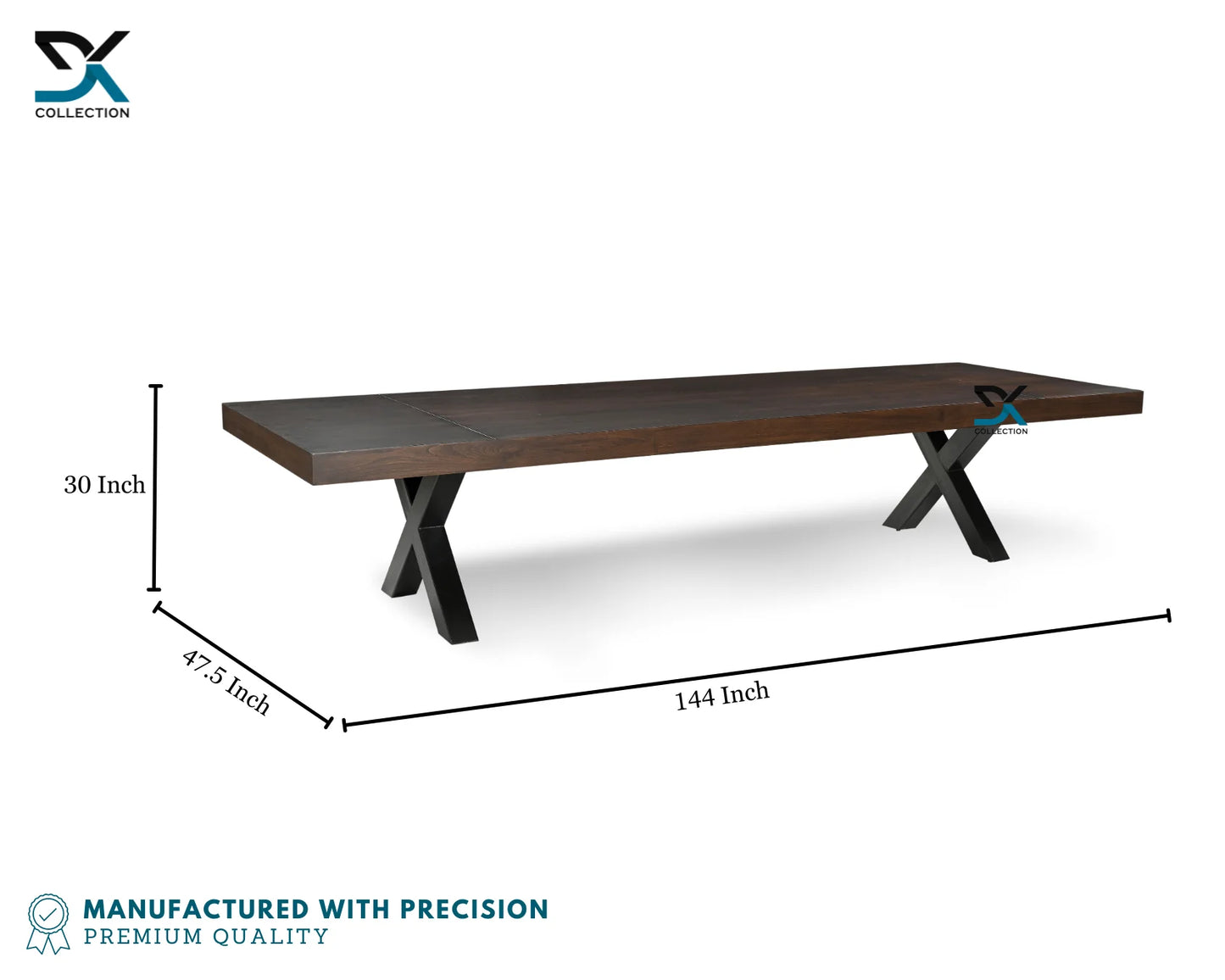 Scottsdale Teak Wood Dining Table | 8/10 Seater Dining Table | Conference table