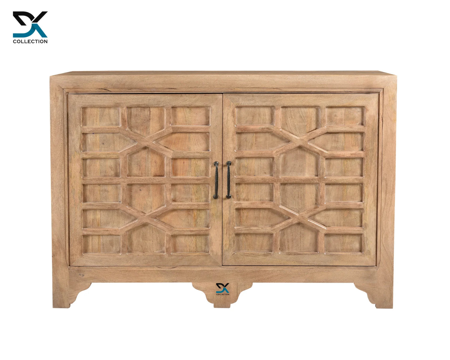 Prisma 2-Door Cabinet | Solid Wood Storage Cabinet