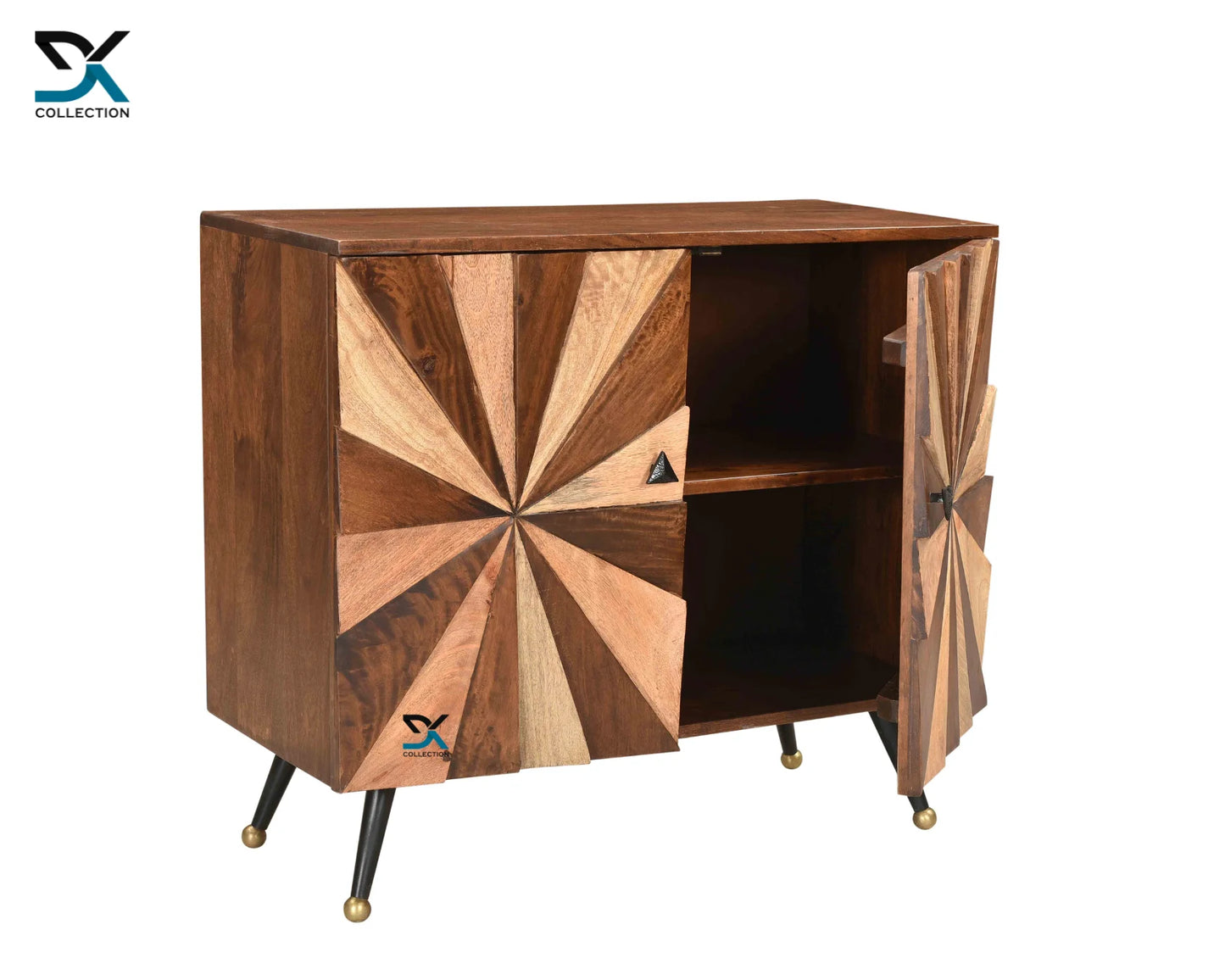 Stardust Solid Mango Wood Cabinet