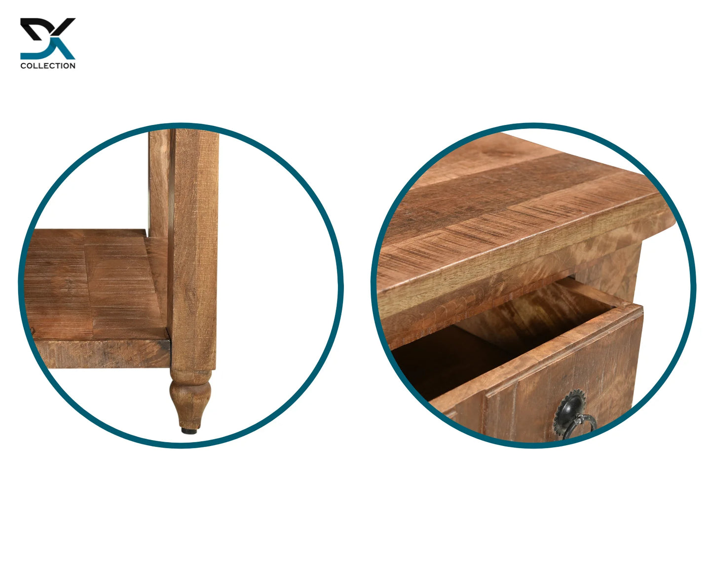 Heroic Solid Wood Side/End Table