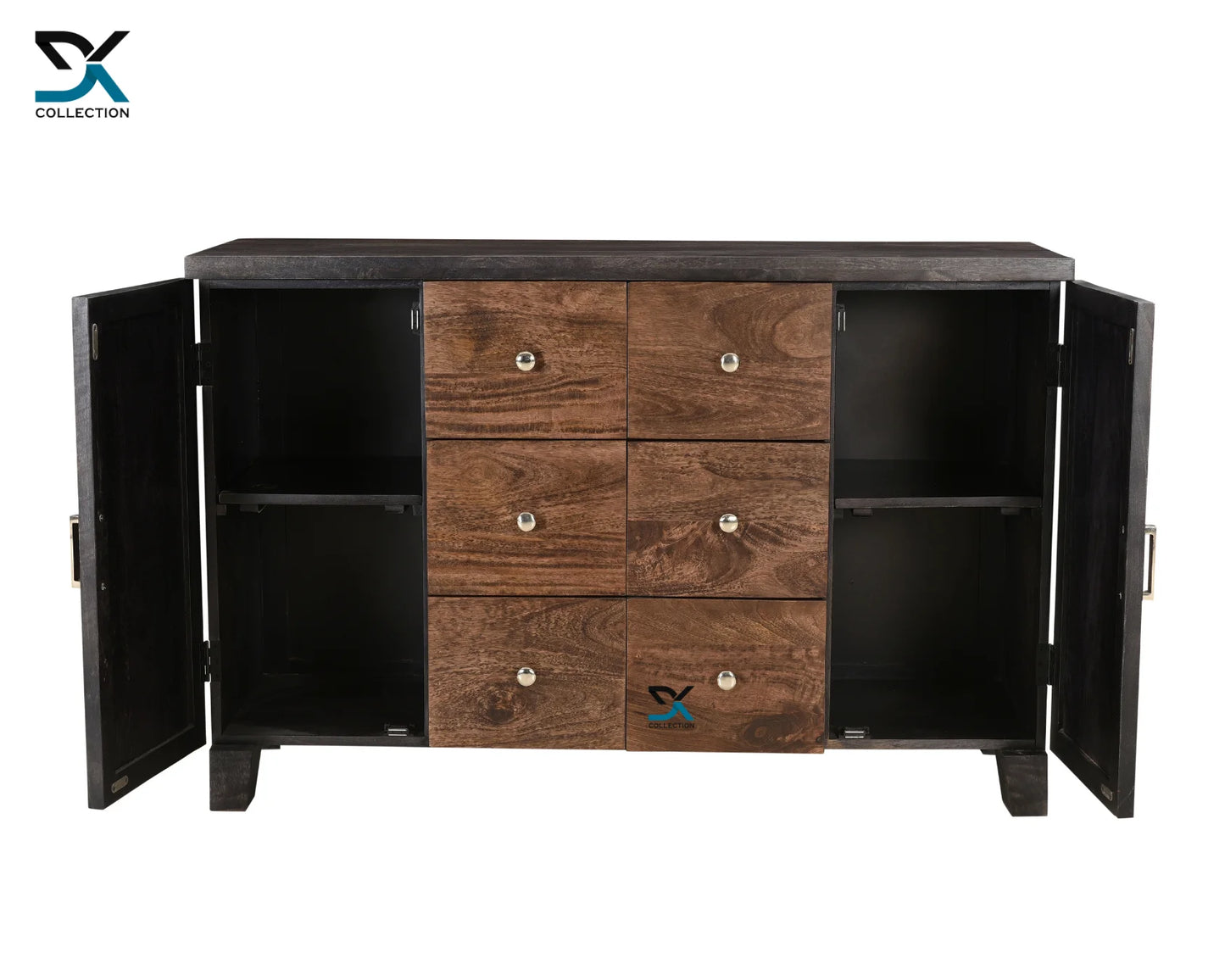 Glide 2-Door & 6-Drawers Sideboard | 6 drawer chest of drawers