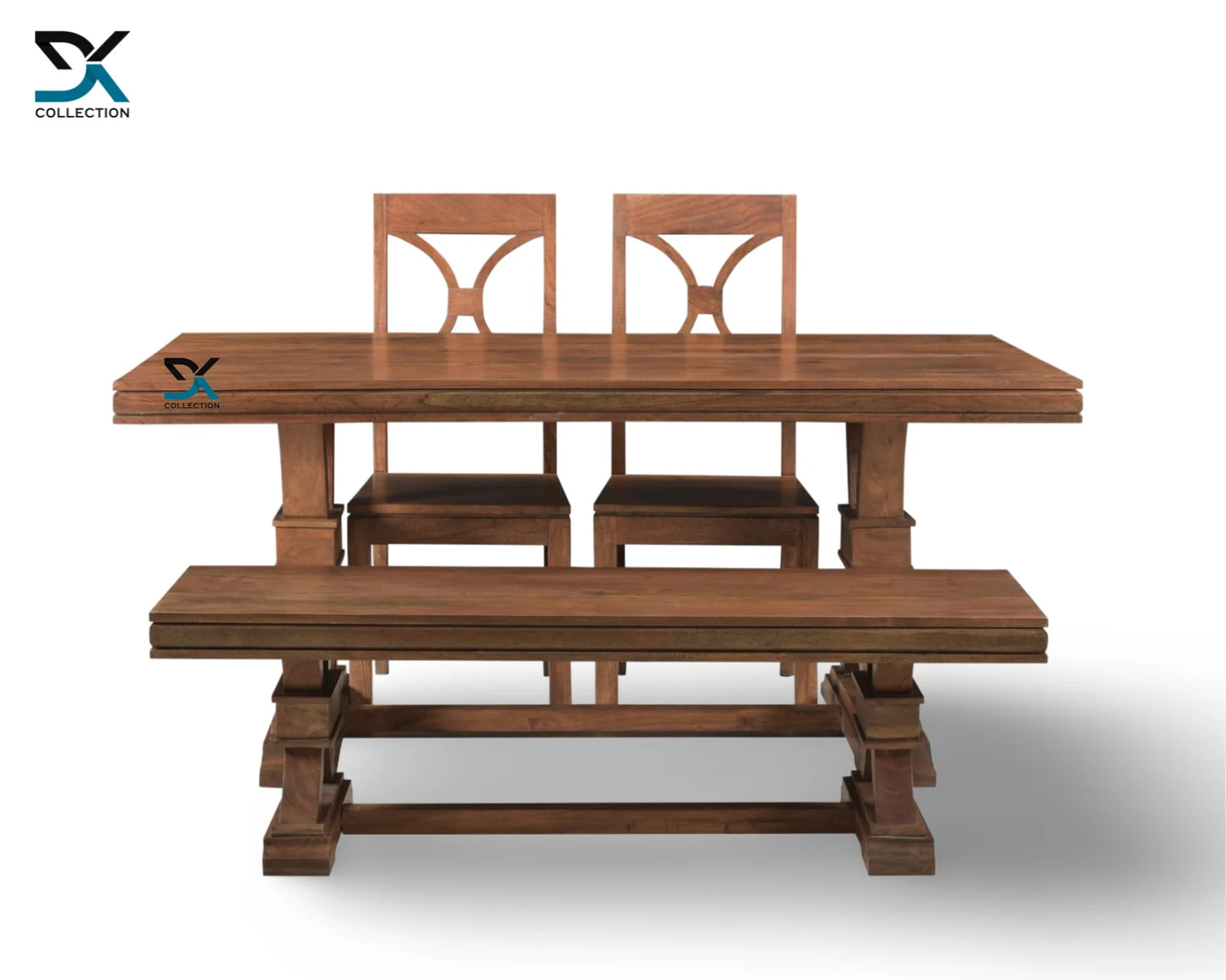 Sienna Acacia Wood 6-Seater Dining Set