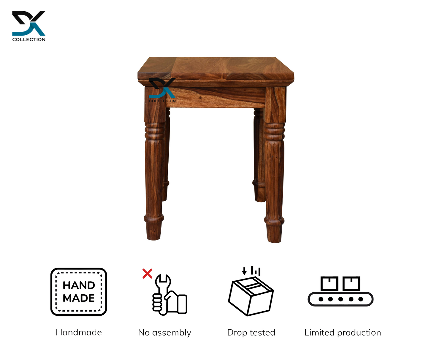 Monarch Solid Sheesham Wood End Table