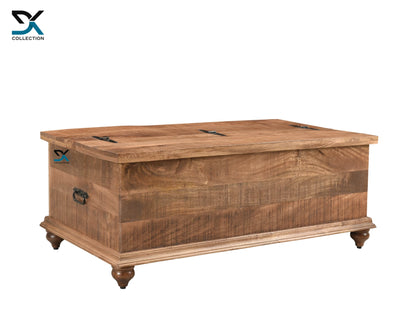 Heroic Solid Wood Coffee Table Cum Trunk