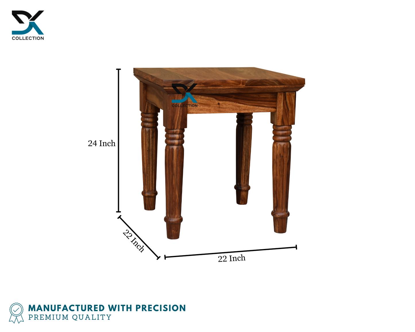 Monarch Solid Sheesham Wood End Table