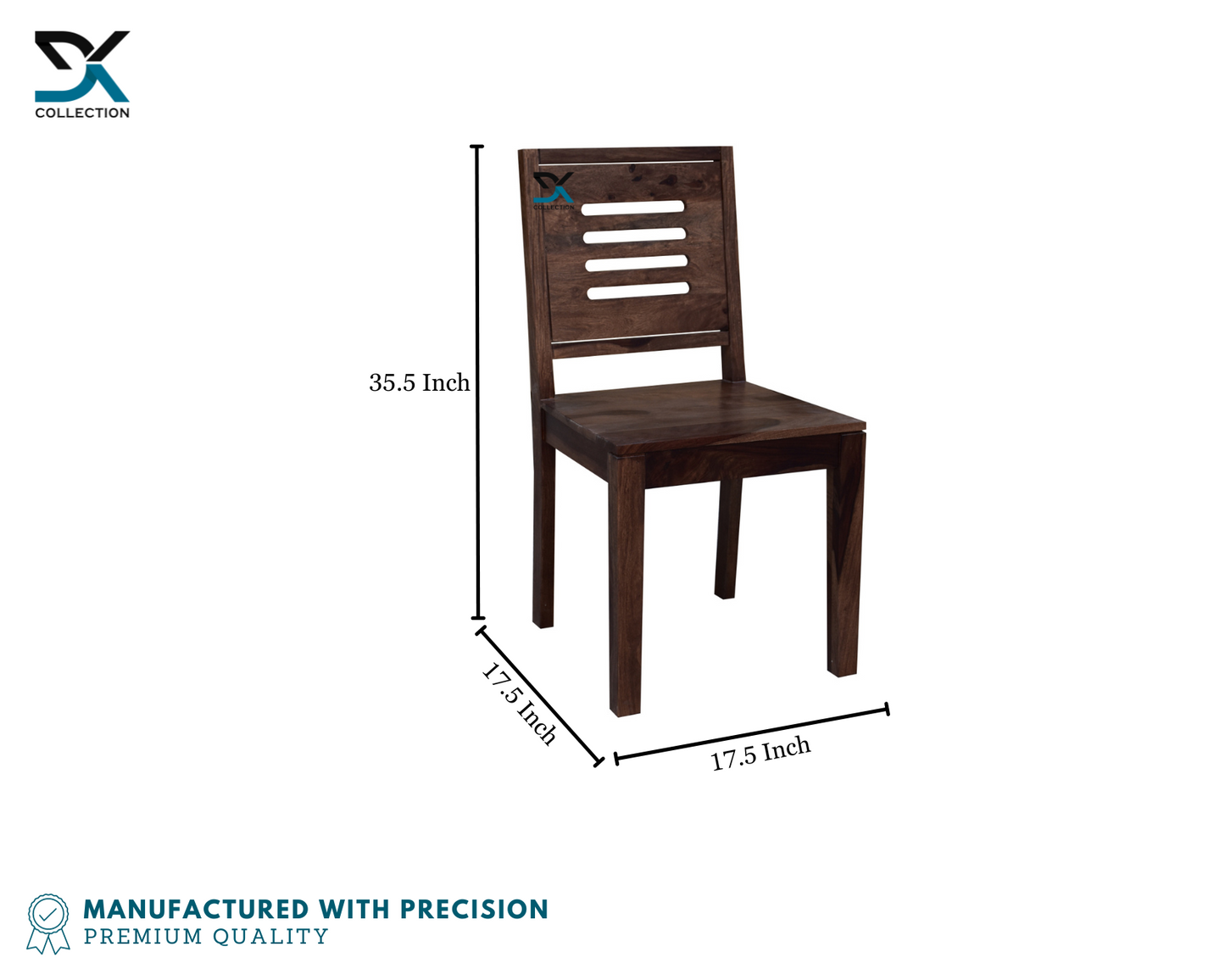 Nairobi Solid Sheesham Wood Chair ( Set of 2 )