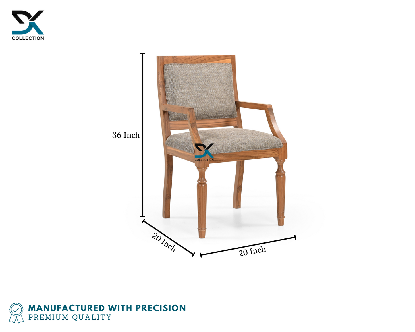 Monte Teak Wood Chair | Dining Chair | Study Chair