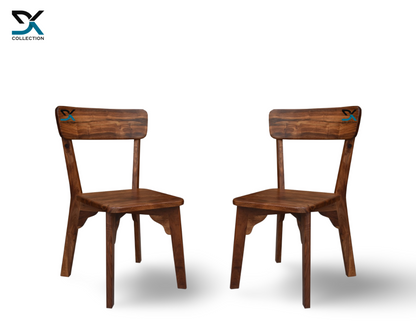 Regal Solid Sheesham Wood Chair (Set of 2)