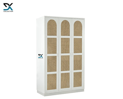 Wellington 3-Door Wardrobe | Almirah