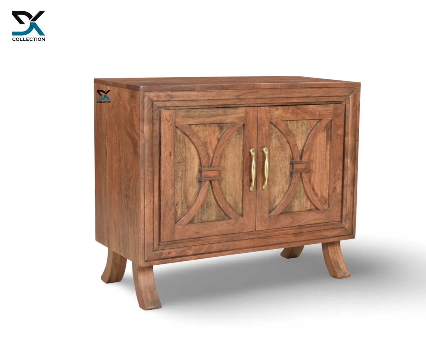 Sienna 2-Door Acacia Wood Cabinet