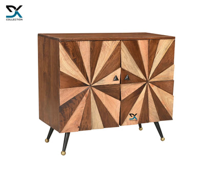 Stardust Solid Mango Wood Cabinet