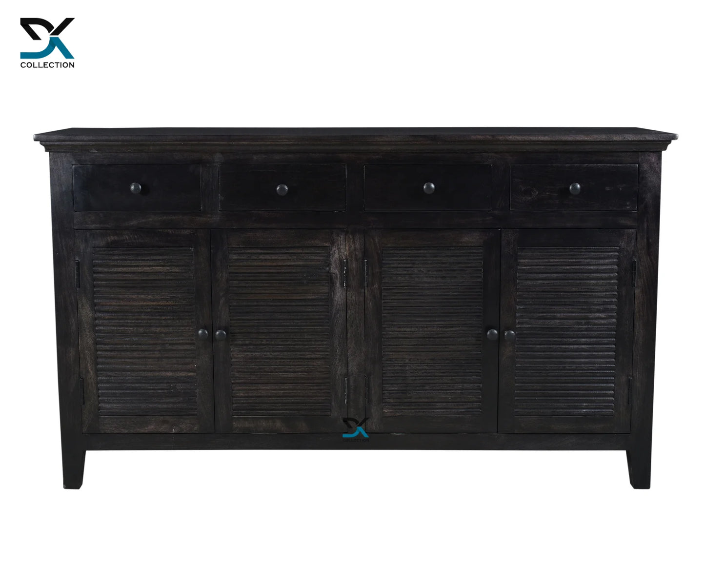 European Solid Mango Wood Sideboard