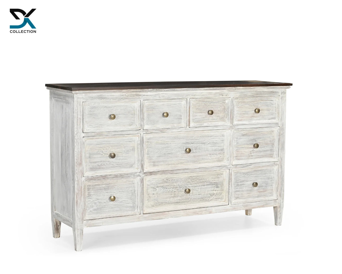 Sedona Teak wooden chest of drawers | 10 Drawers Cabinet