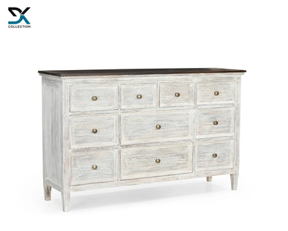 Sedona Teak wooden chest of drawers | 10 Drawers Cabinet