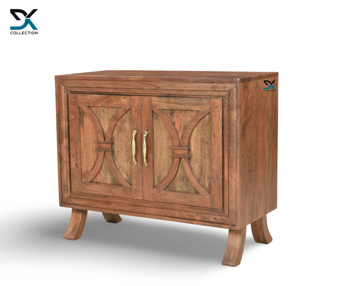 Sienna 2-Door Acacia Wood Cabinet