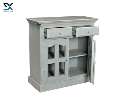 Arlington Solid Wood Cabinet | Two Door Two Drawer Storage Cabinet