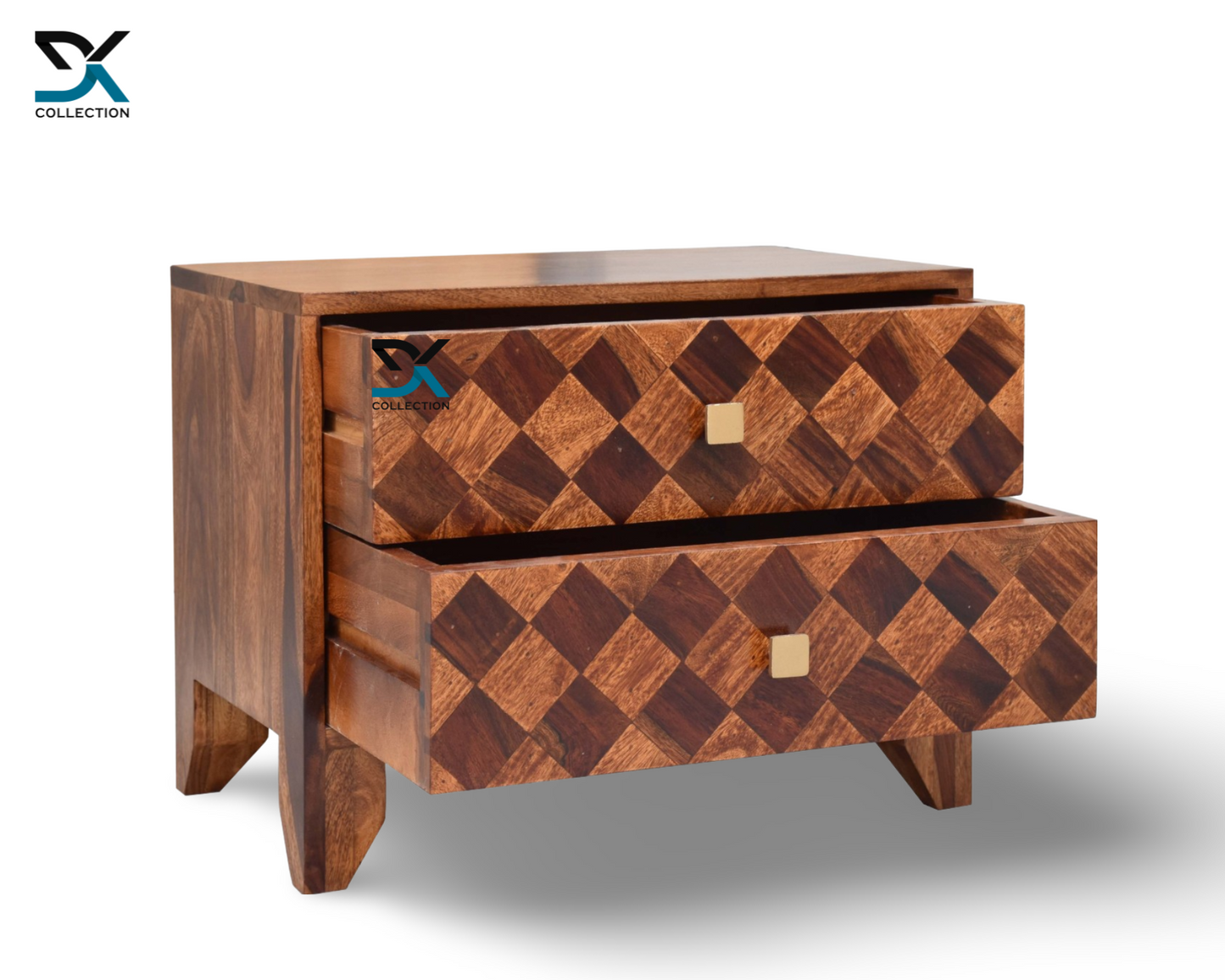 Vegas Solid Sheesham Wood Bedside