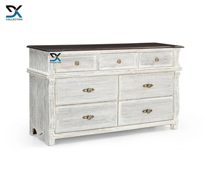 Sedona Teak wooden chest of drawers | 7 Drawers Cabinet