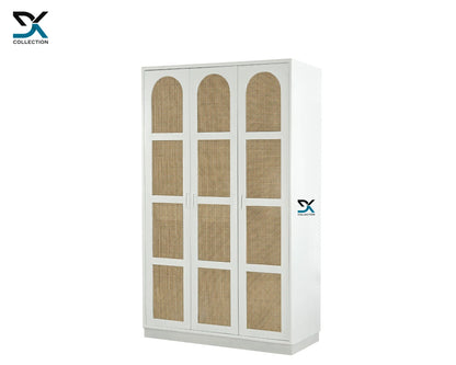 Wellington 3-Door Wardrobe | Almirah