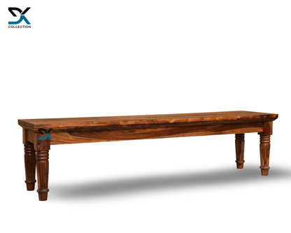 Monarch Solid Sheesham Wood Bench