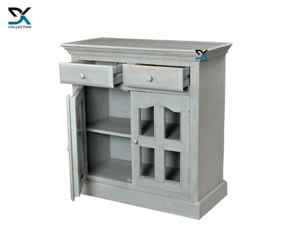 Arlington Solid Wood Cabinet | Two Door Two Drawer Storage Cabinet