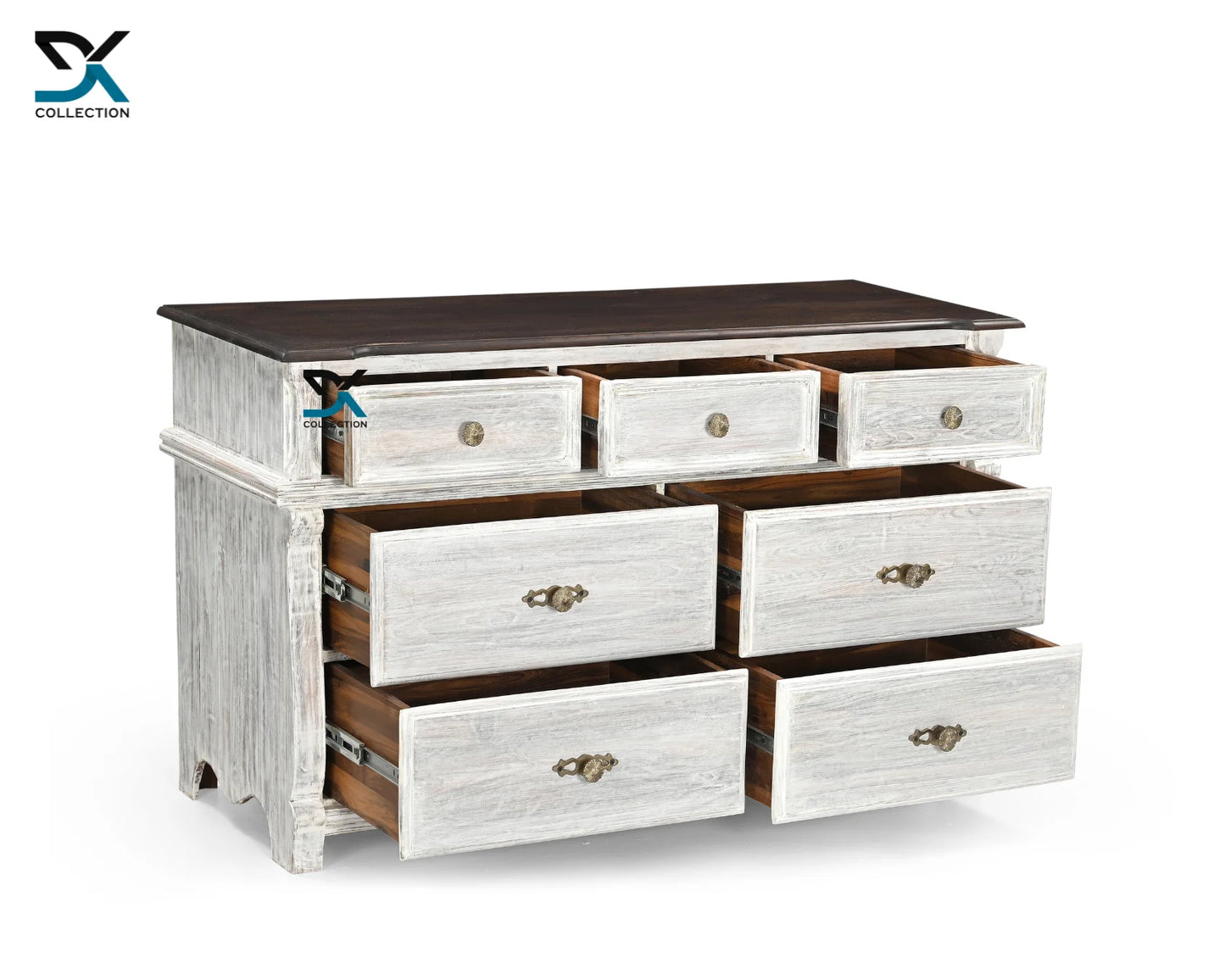 Sedona Teak wooden chest of drawers | 7 Drawers Cabinet