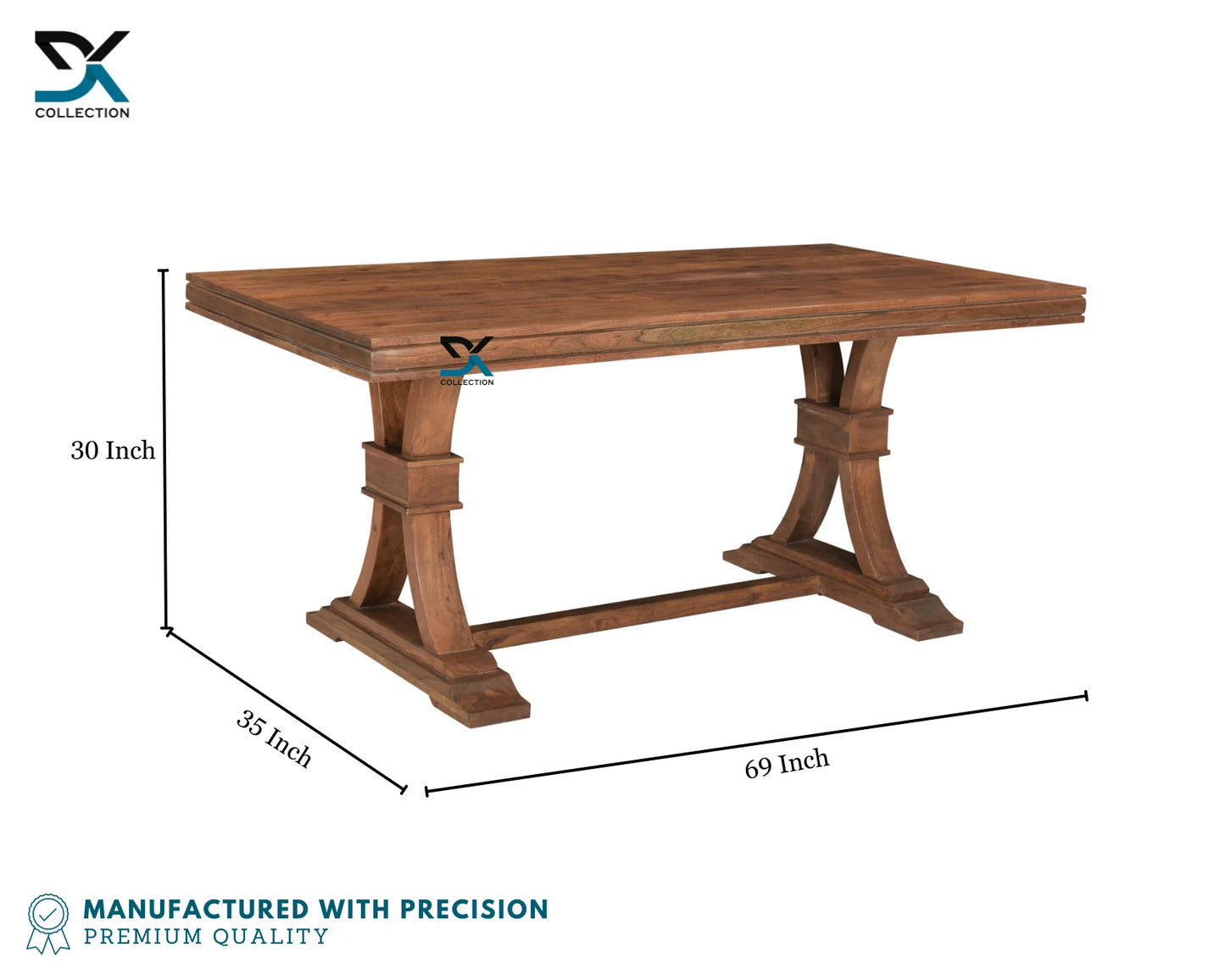 Sienna Acacia Wood 6-Seater Dining Set