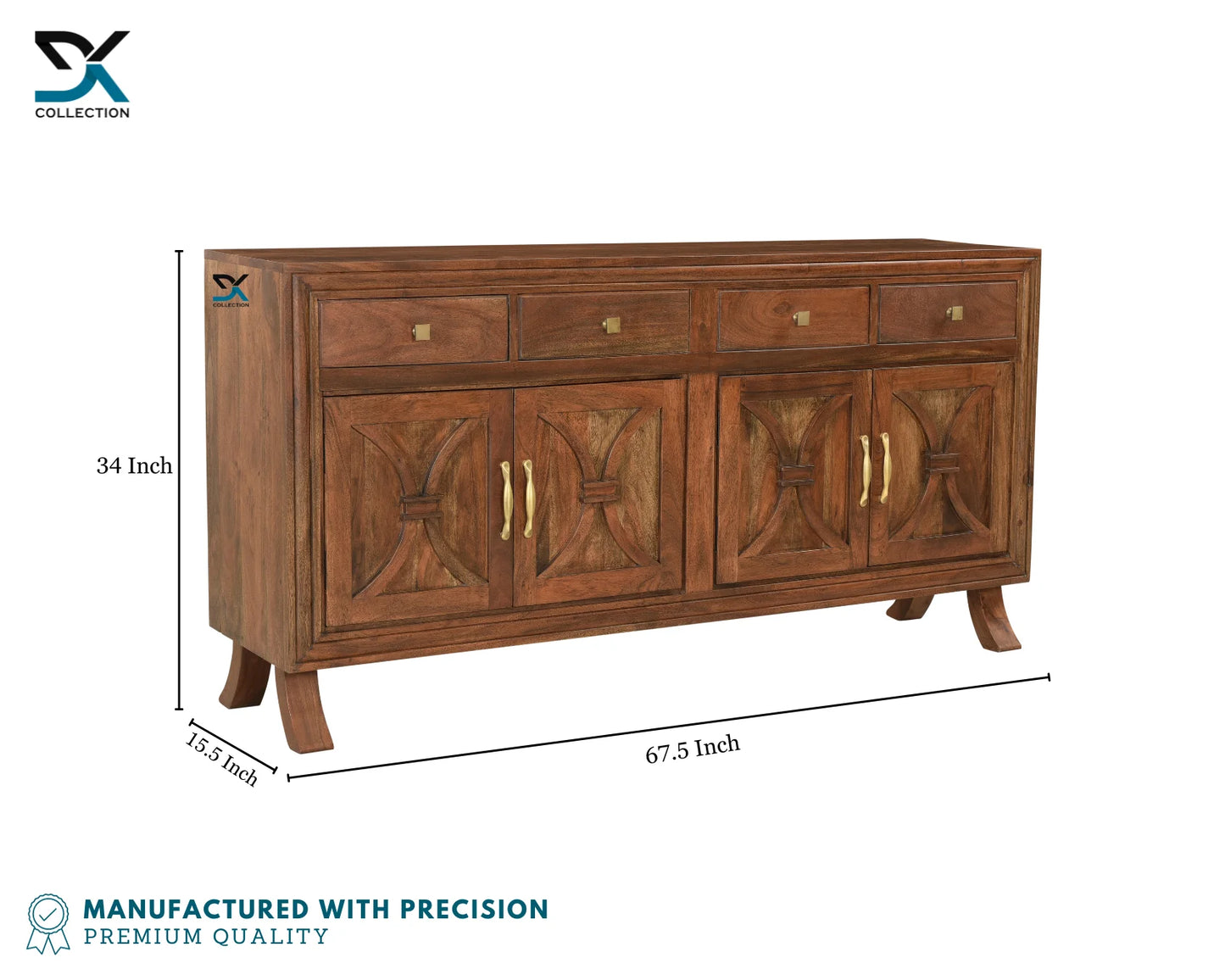 Sienna Acacia Wood Sideboard