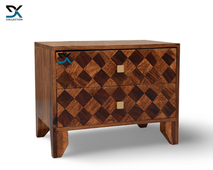 Vegas Solid Sheesham Wood Bedside