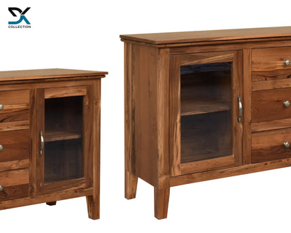 Signature Teak Wood Kitchen Cabinet