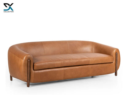 Carmine Leather Sofa