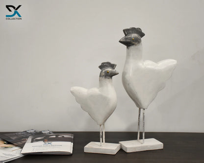 Rooster Set of 2 Showpieces