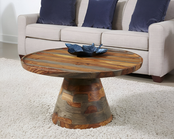 Sante Modern Solid Sheesham Wood Coffee Table